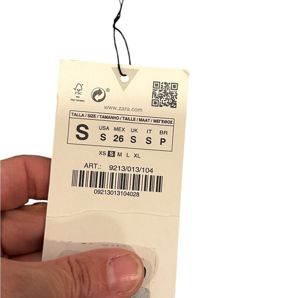 NWT ZARA Strapless Blue Striped Denim Mini Dress S Coastal Cowgirl Vibes
A202 - Picture 7 of 8